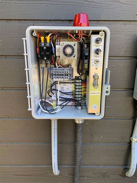 electrical connection to septic control box|aerobic septic system control panels.